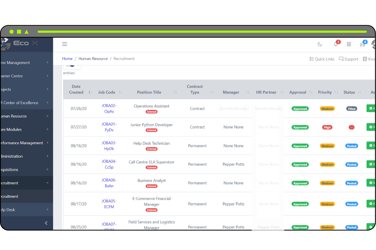 Human Capital Management Software 3 Talent and recruitment